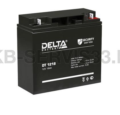 Изображение товара Аккумулятор Delta DT 1218 12В 18 а/ч