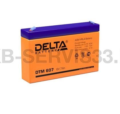 Изображение товара Аккумулятор мото Delta DTM 607 7 а/ч