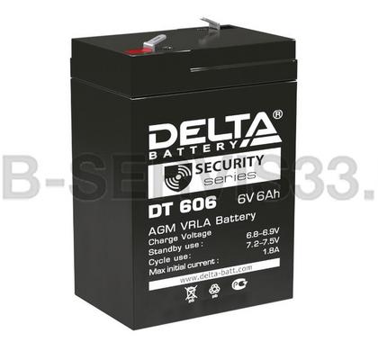 Изображение товара Аккумулятор Delta DT 606 6 а/ч