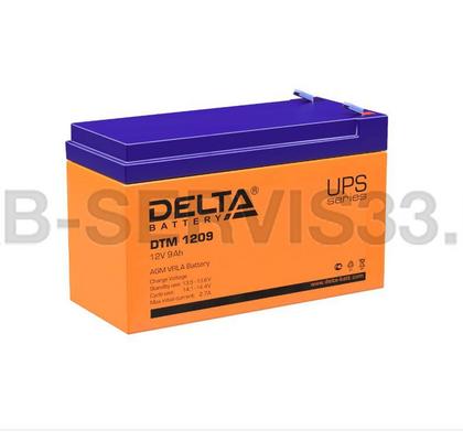 Изображение товара Аккумулятор Delta DTM 1209 9 а/ч