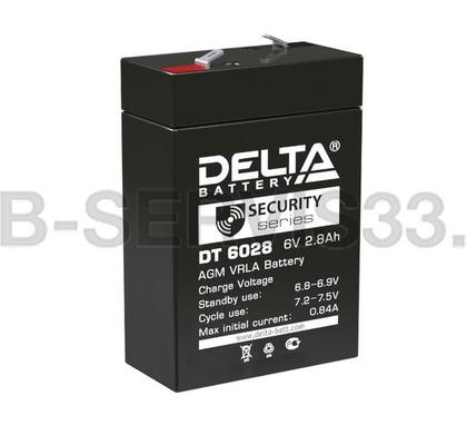 Изображение товара Аккумулятор мото Delta DT 6028 2.6 а/ч