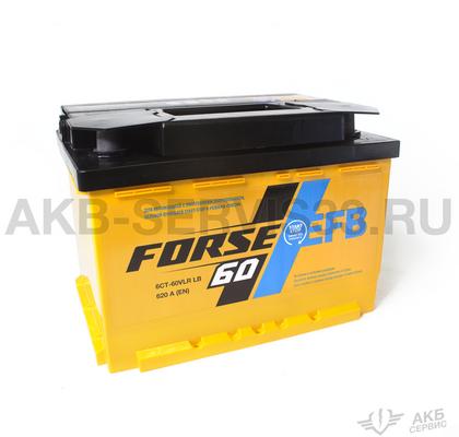 Изображение товара Аккумулятор автомобильный Forse EFB 60 а/ч