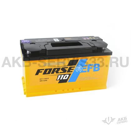 Изображение товара Аккумулятор автомобильный Forse EFB 110 а/ч