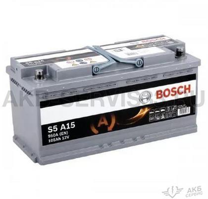 Изображение товара Аккумулятор автомобильный Bosch S5 AGM 105 а/ч
