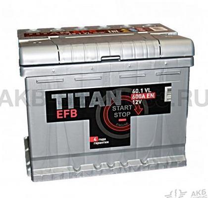 Изображение товара Аккумулятор автомобильный Titan Silver EFB 60 а/ч