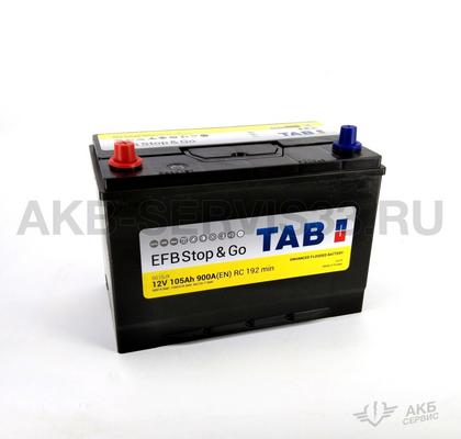 Изображение товара Аккумулятор автомобильный Tab Asia EFB Stop&Go 105 а/ч