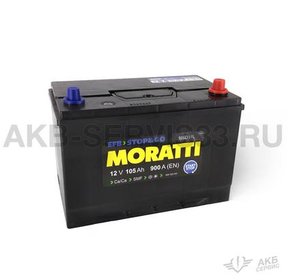 Изображение товара Аккумулятор автомобильный Moratti Asia EFB 105 а/ч