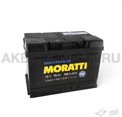 Изображение товара Аккумулятор автомобильный Moratti EFB 70 а/ч