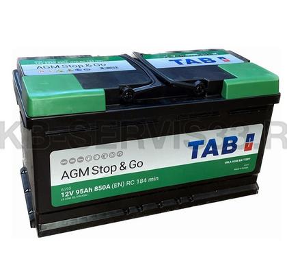 Изображение товара Аккумулятор автомобильный TAB AGM 95 а/ч