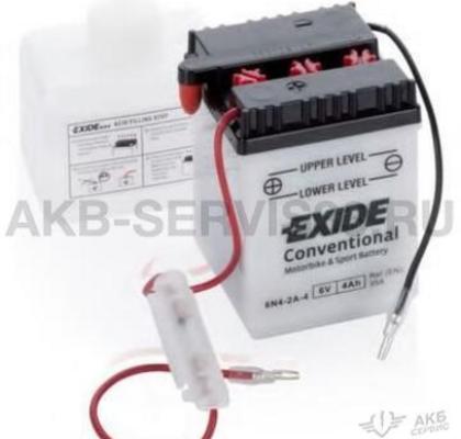 Изображение товара Аккумулятор для мото Exide Bike 4 а/ч
