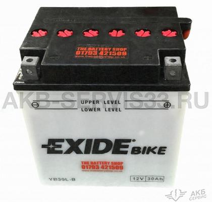 Изображение товара Аккумулятор для мото Exide Moto EB30L-B 30 а/ч