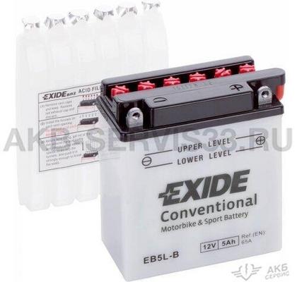 Изображение товара Аккумулятор для мото Exide EB5L-B 5 а/ч