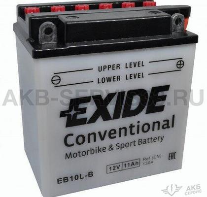 Изображение товара Аккумулятор для мото Exide EB10L-B 11 а/ч