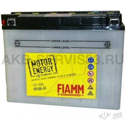 Изображение товара Аккумулятор мото Fiamm Motor Energy FB Tecnology Tipo FB16AL-A2 16 а/ч