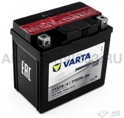 Изображение товара Аккумулятор мото Varta Мото YTX12-BS 5 а/ч