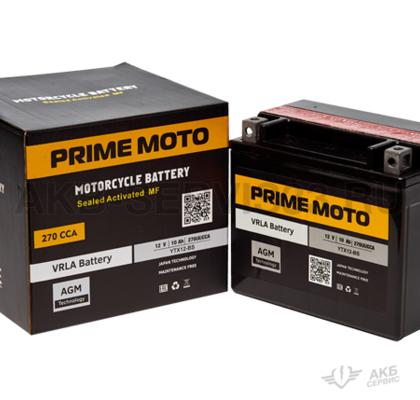 Изображение товара Аккумулятор мото Prime Moto AGM YTX12L-BS 12 а/ч