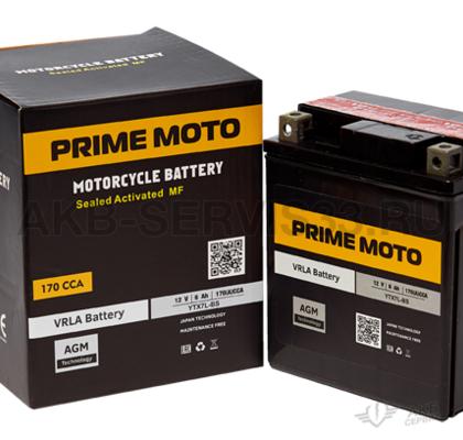 Изображение товара Аккумулятор мото Prime Moto YTX7L-BS AGM 7 а/ч