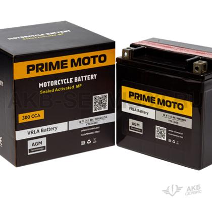 Изображение товара Аккумулятор мото Prime Moto YTX14-BS 14 а/ч
