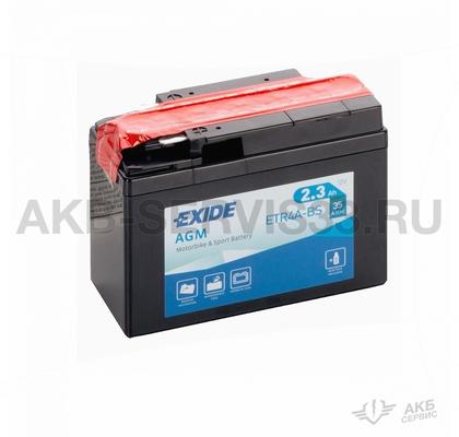 Изображение товара Аккумулятор для мото Exide ETR4A-BS 2.3 а/ч