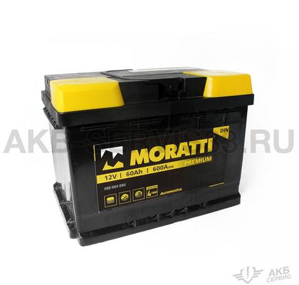 Изображение товара Аккумулятор автомобильный Moratti Premium 60 а/ч