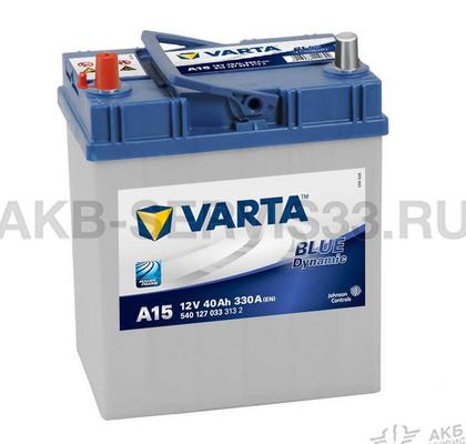 Изображение товара Аккумулятор автомобильный Varta Blue Asia 40 а/ч
