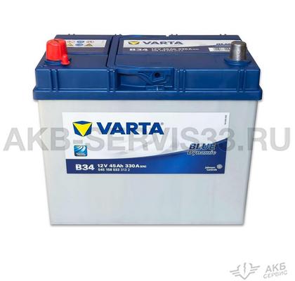 Изображение товара Аккумулятор автомобильный Varta Blue Asia 45 а/ч