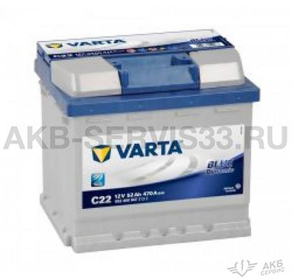 Изображение товара Аккумулятор автомобильный Varta Blue 52 а/ч