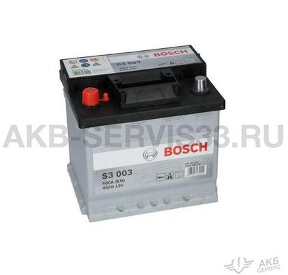Изображение товара Аккумулятор автомобильный Bosch S3 45 а/ч
