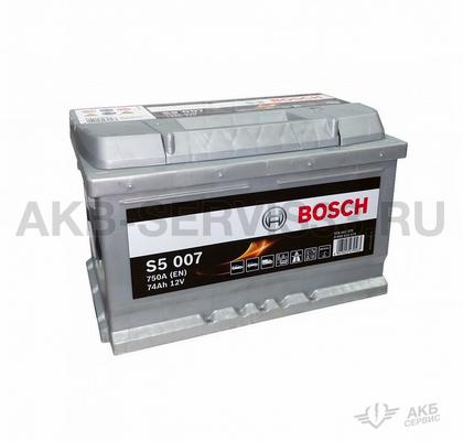 Изображение товара Аккумулятор автомобильный Bosch S5 74 а/ч