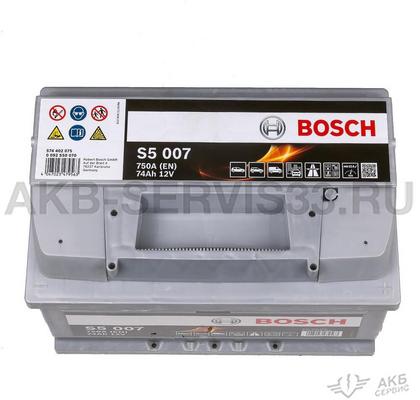 Изображение товара Аккумулятор автомобильный Bosch S5 74 а/ч