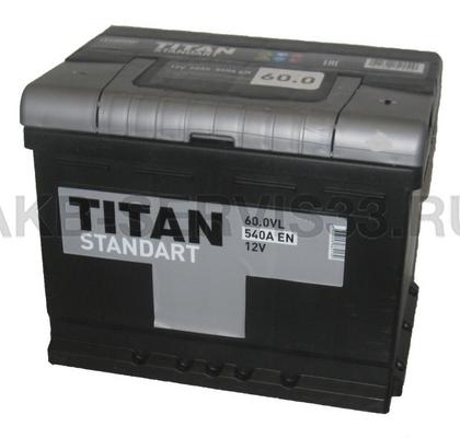 Изображение товара Аккумулятор автомобильный Titan Standart о.п. 60 а/ч