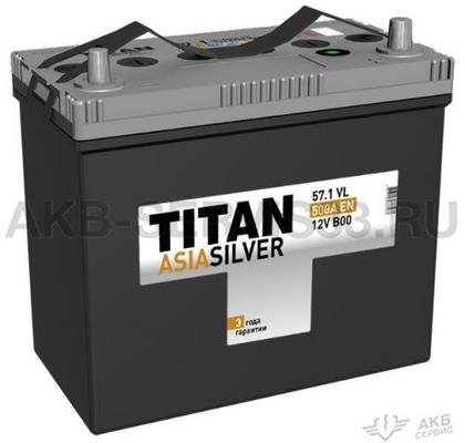 Изображение товара Аккумулятор автомобильный Titan Asia Silver 6СТ 57 а/ч