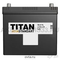 Изображение товара Аккумулятор автомобильный Titan Asia Standart 6СТ 50 а/ч