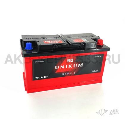 Изображение товара Аккумулятор автомобильный Unikum 90 а/ч