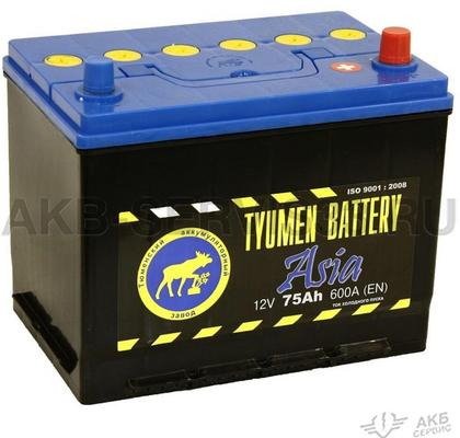 Изображение товара Аккумулятор автомобильный Tyumen Battery Asia 75 а/ч