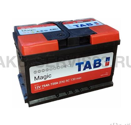 Изображение товара Аккумулятор автомобильный Tab Magic 75 а/ч