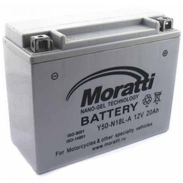 Y50 N18L A 1000x1000 600x600 - Аккумулятор для мото Moratti Moto Y50-N18L-A 20 а/ч