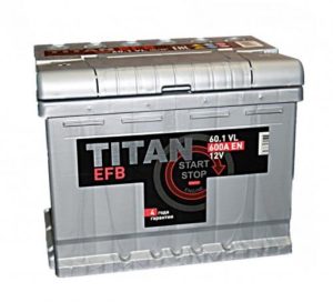 Аккумулятор titan efb