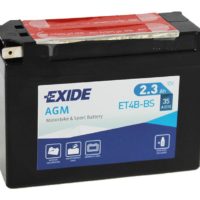EXIDE ET4B BS 200x200 - Аккумулятор для мото Exide ETB4-BS 2.3 а/ч