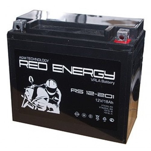 RS 18 - Аккумулятор мото Red Energy RS 12-201 18 а/ч